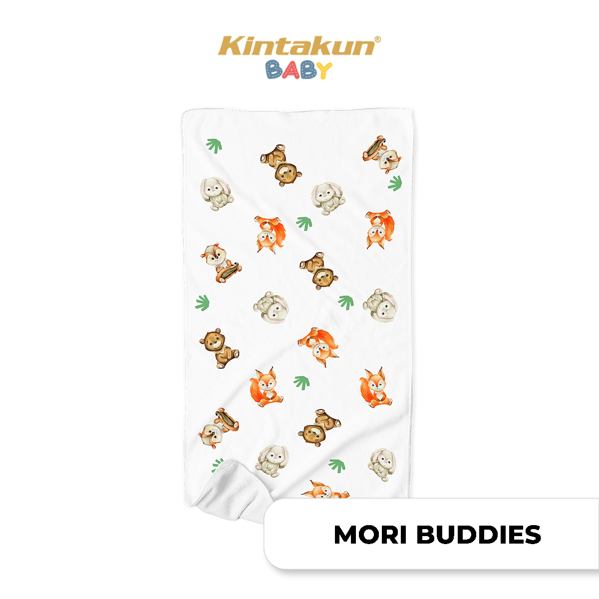 [PRODUK BARU] CUIT X KINTAKUN BABY New Cotton Baby Towel Handuk Mandi Bayi Anak Katun Jungle Adventure 50 x 100 cm