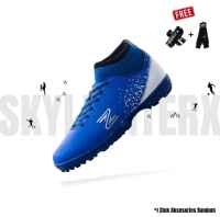 ZENIFA - SEPATU FUTSAL MINI SOCCER PRIA SKYLIGHT MERAH SOL GERIGI KARET MENTAH MURAH TERBARU