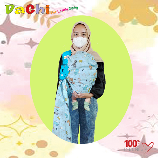 Gendongan Bayi Samping Sling Saku Ikan