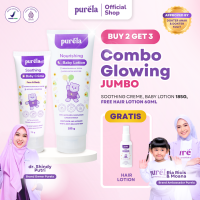 [BEST SELLER] PURELA Combo Glowing - membantu mencerahkan (glowing) dan merawat masalah kulit ruam ruam popok beruntusan - Dermatologist Tested - Cocok Untuk Kulit Sensitif