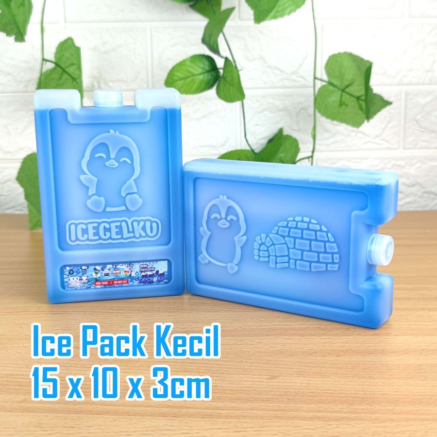 Ice Pack Kecil 15x10x3cm Siap Pakai Blue Ice Pack Cooler Box Ice Pack Air Cooler Pengganti Dry Ice