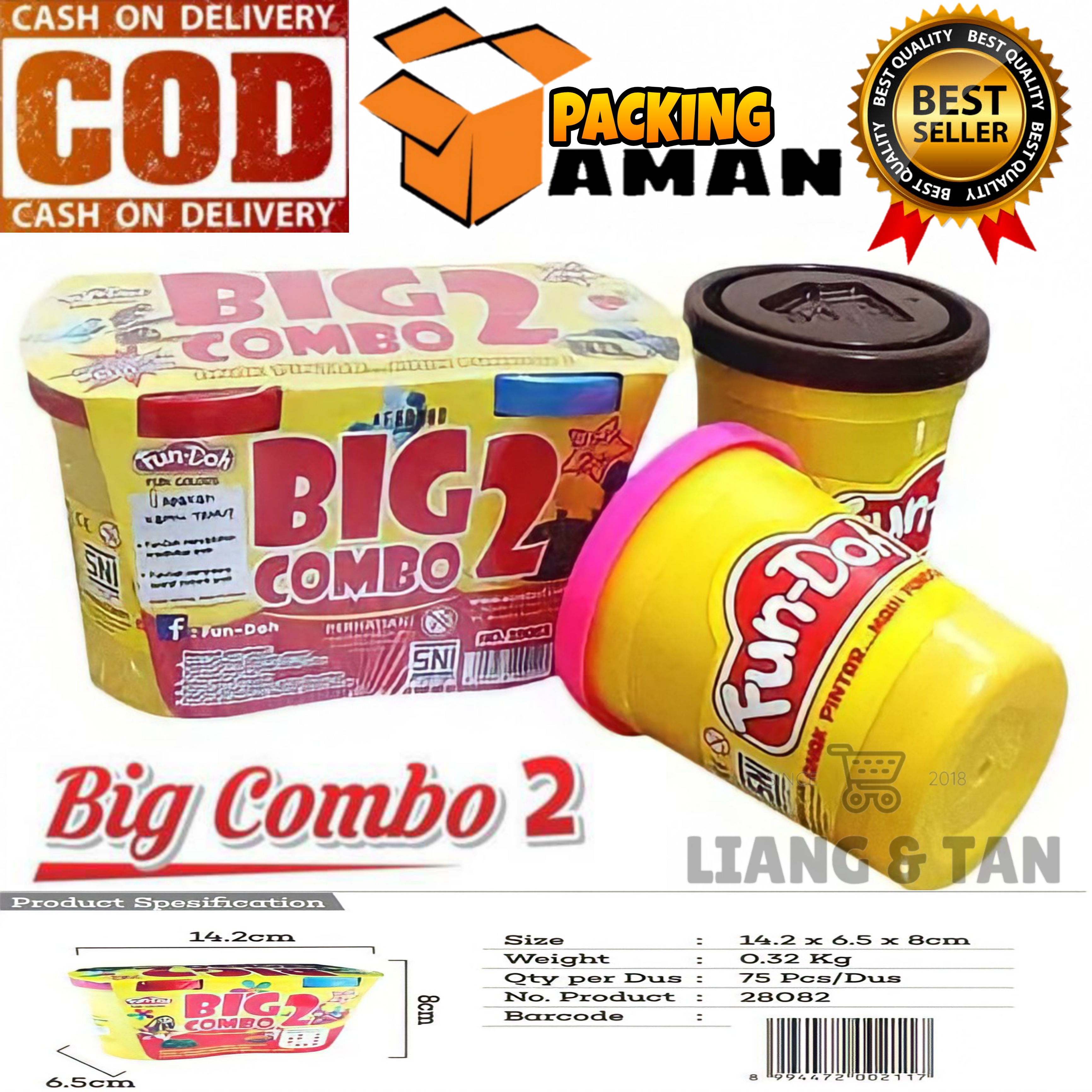 ( BISA COD ) PROMO Mainan Anak Lilin Fun Doh BIG COMBO 2 Pick & Play Fun Doh Refill / Mainan Edukasi Murah SNI / Mainan Anak Laki Laki / Mainan Anak Perempuan