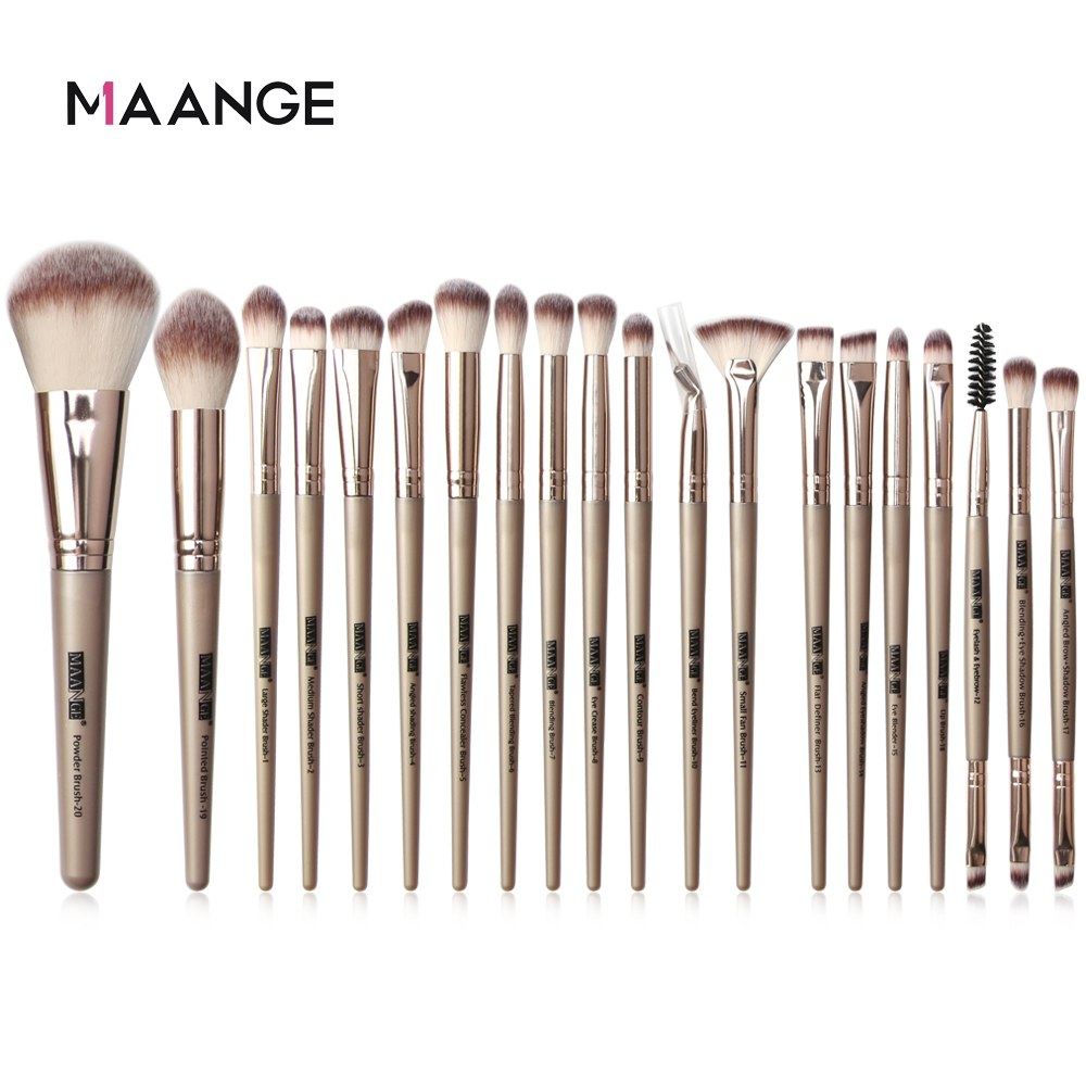 MAANGE Kuas Make Up Set Brush Make Up Alat Kosmetik Foundation Blusher Untuk Riasan 5748