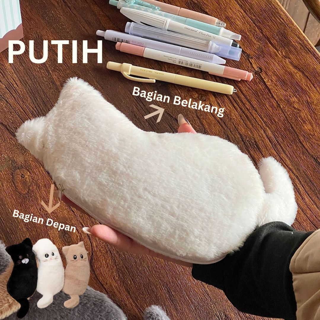 Kotak Pensil Motif Kucing Imut / Pencil Case Cute Cat Pattern SK0113