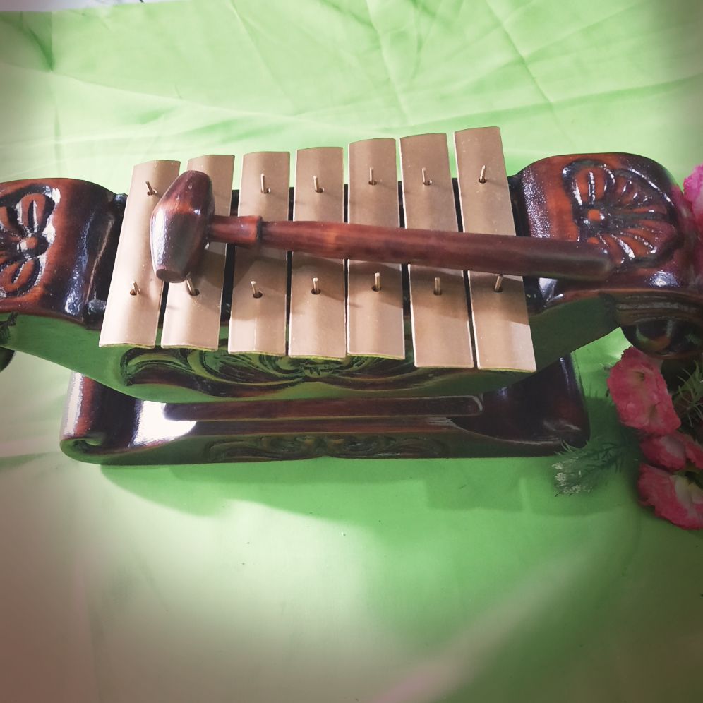 Alat Musik Mini Gamelan Jawa Saron Panjang 35 cm Alat Musik Tradisional Nada Okey.