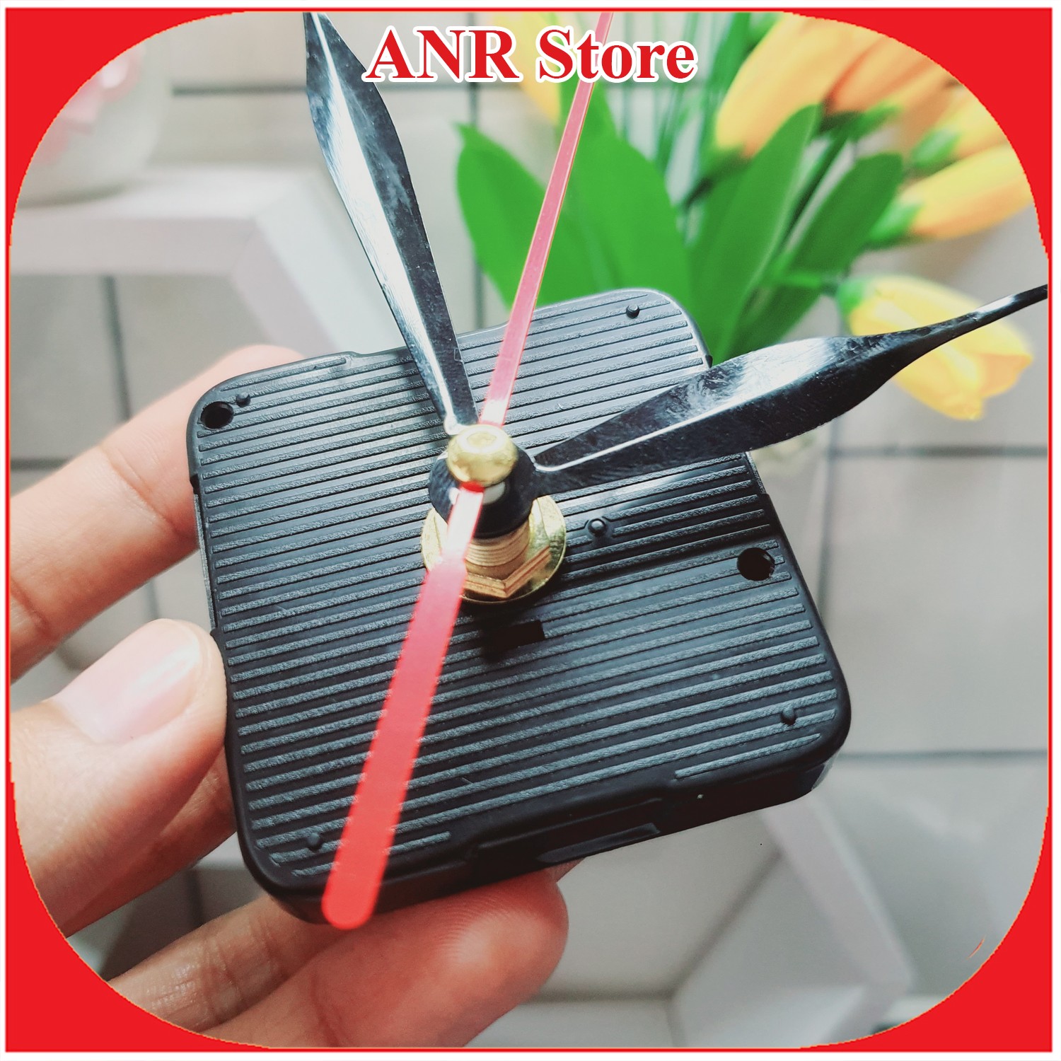 MESIN JAM DINDING ESA 988 ORIGINAL SKP SWEEP TANPA SUARA TIDAK BERISIK