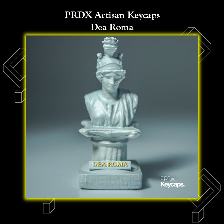 Dea Roma - PRDX Artisan Keycaps Marble Collection Mechanical Keyboard