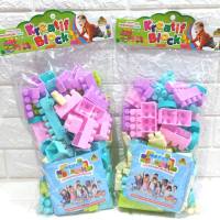 Mainan Balok Susun Kreatif Block 85 Pcs