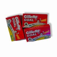 Silet Cukur Gillette Goal Merah Original 1 Pack Isi 5 Pcs