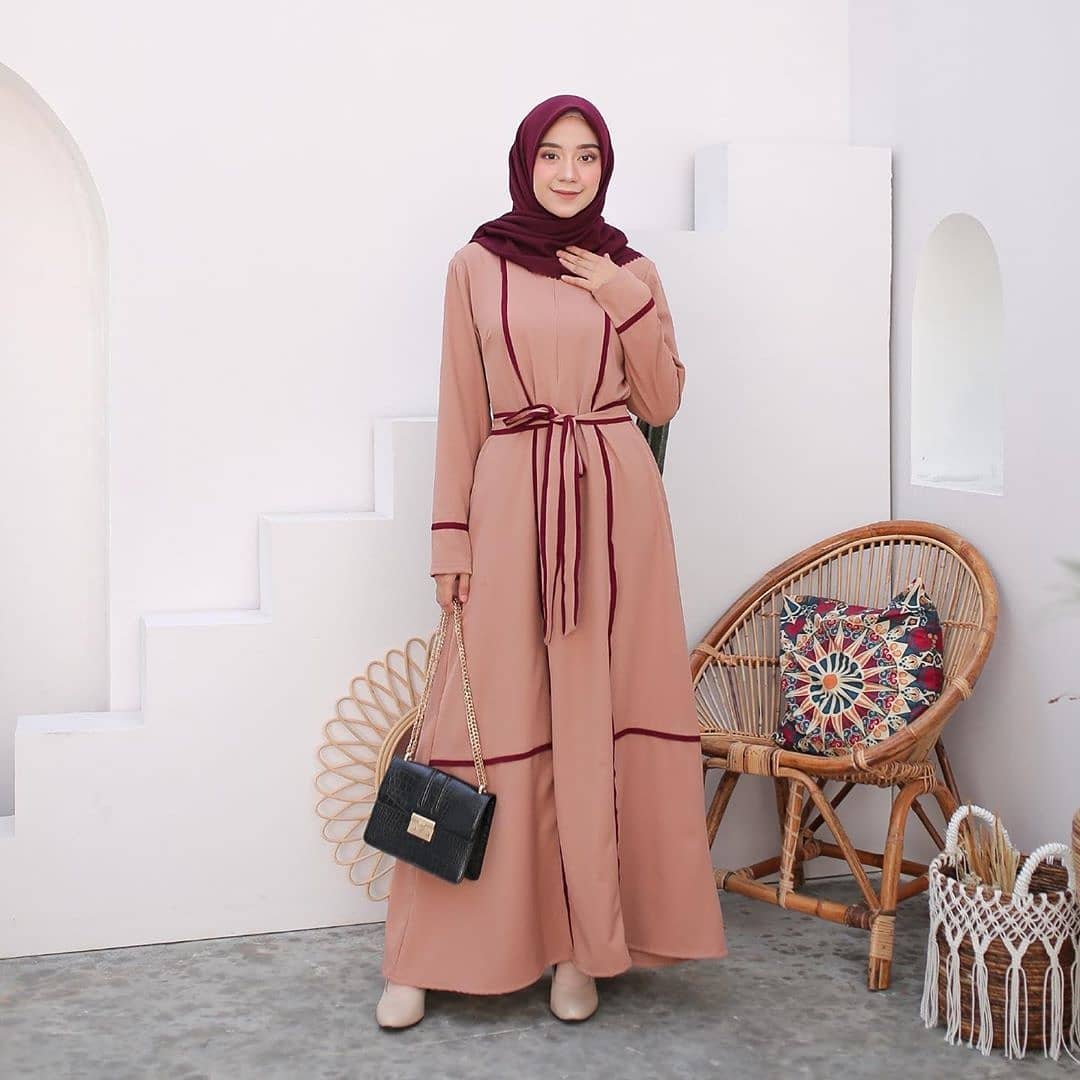 Baju Muslim Modern DONIQ DRESS IK MOSSCRAPE RESLETING DEPAN BUSUI Pakaian Wanita Gamis Remaja 2020 Muslim Gamis Wanita Terbaru Gamis Remaja Modern Gamis Syari Murah Gamis Brukat Lengan Panjang Gamis Muslim Modern Gamis Remaja Kekinian Murah Muslim
