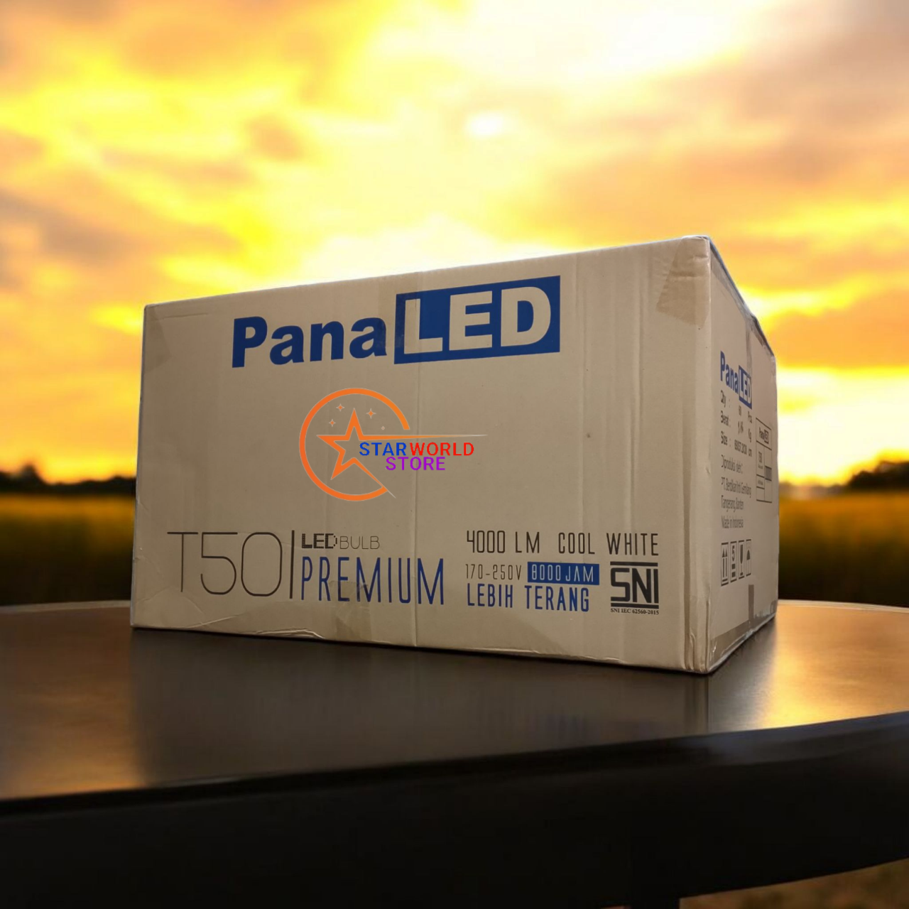 PAKET GROSIR 1 DUS / 1 KOLI PANALED Premium Lampu Bohlam LED 5W 10W 15W 20W 30W 40W 50 Watt