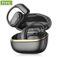 HTC NE18 NHeadset Bluetooth Nirkabel Sejati Bluetooth 5.4 ANC peredam bising Daya tahan baterai 35 jam Headset kedap air IPX5 headset gaming latensi rendah earbud olahraga semi-in-ear hitam
