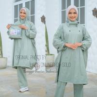 IBEX Jas Hujan Ponco Lengan Celana Beat / Jas Hujan Ibex Beat Jumbo