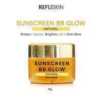 Refli Skin Sunscreen BB Glow With Tamanu Oil - Spf 50 Waterproof  - Melindungi Kulit Dari Sinar Uv - Mencerahkan - Bpom - MS GLOW 09
