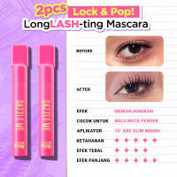[BUNDLE 2PCS] DAZZLE ME Dual Eye-conic Bundle Set Lock & Pop! Mascara VoluMAXing LongLASHting Long & Wing! Hyper Stay Slim Eyeliner Smudgeproof Waterproof Transferproof dan Tahan Lama