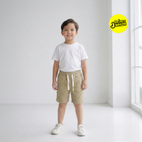 Bronkis Junior Celana Pendek Anak Laki Laki Bahan Corduroy Warna Cream 1 Bulan Sampai 10 Tahun