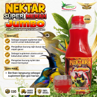 Nektar Super Jumbo besar 400ml Vitamin Suplemen Burung Menjadikan Sehat dan Gacor