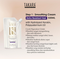 TAKARA PROFESSIONAL ULTIMATE SMOOTHING KERATIN CREAM RESISTANT NORMAL & SENSITIVE HAIR 500 ML