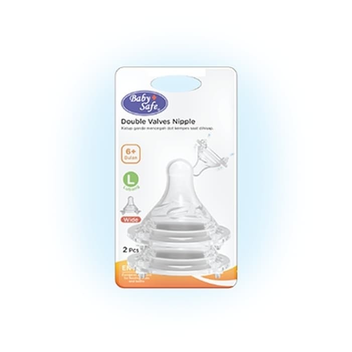 Baby Safe Botol Susu Bayi Wide Neck 250 ml Mirip Puting Ibu Botol Leher Lebar
