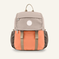 Mini Backpack Ransel Sekolah Wanita Pria Pastel Series - Mini Flappy Twostrap