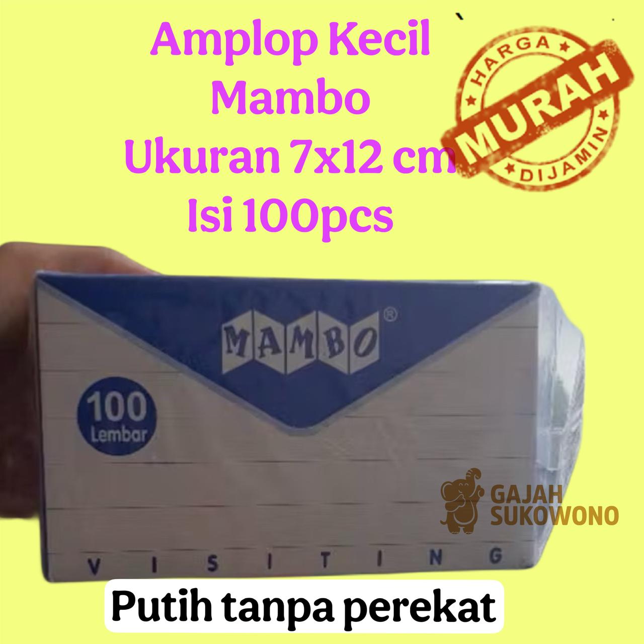 Amplop Mambo Mini 7x12 cm - 100 Lembar Desain Elegan dan Praktis