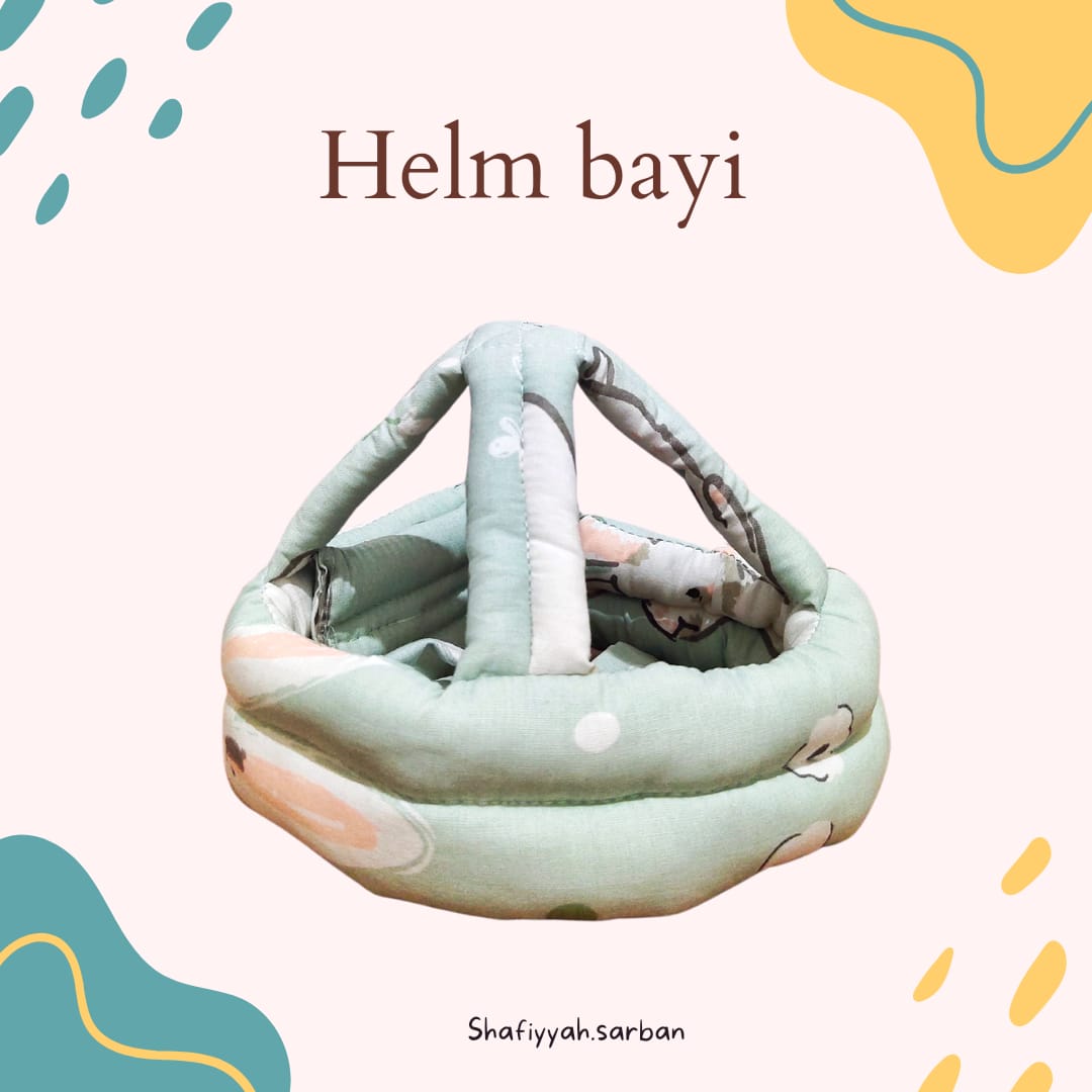 Helm Bayi/Pelindung Kepala Bayi Shafiyyah.sarban
