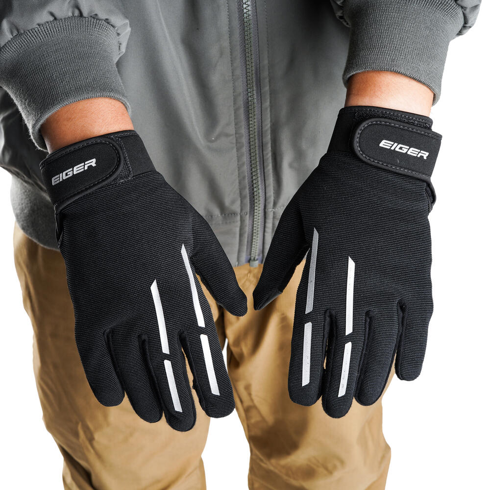 910010076 DAILY RIDING GLOVES FULL 1.0 - BLK