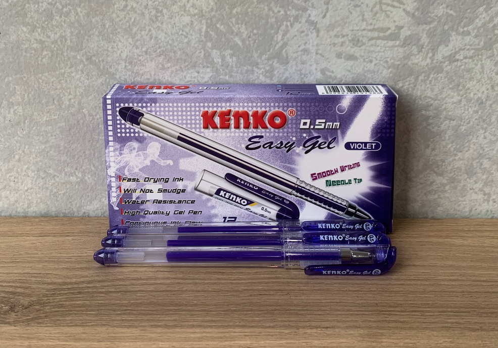 12 Pcs Pulpen Kenko Easy Gel - Gel Pen