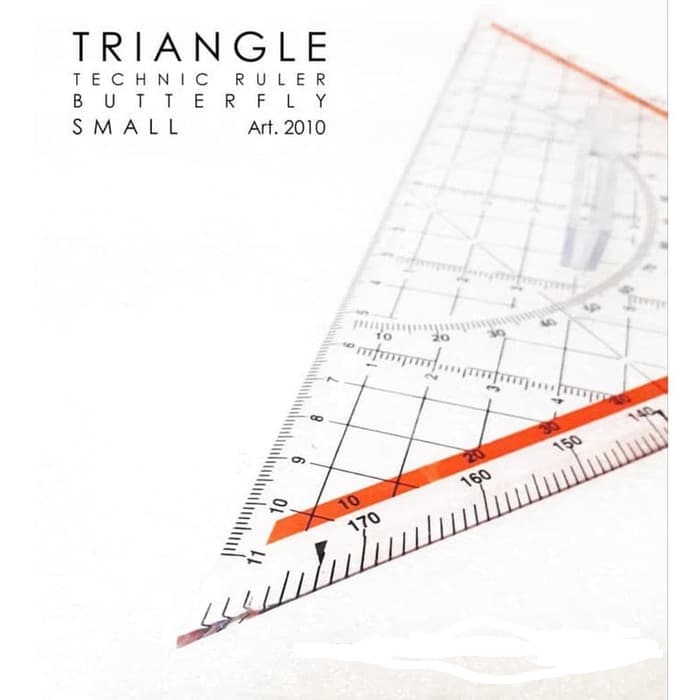 PRIMASAKTI - Penggaris Teknik / TECHNIC Ruler BUTTERFLY 2010