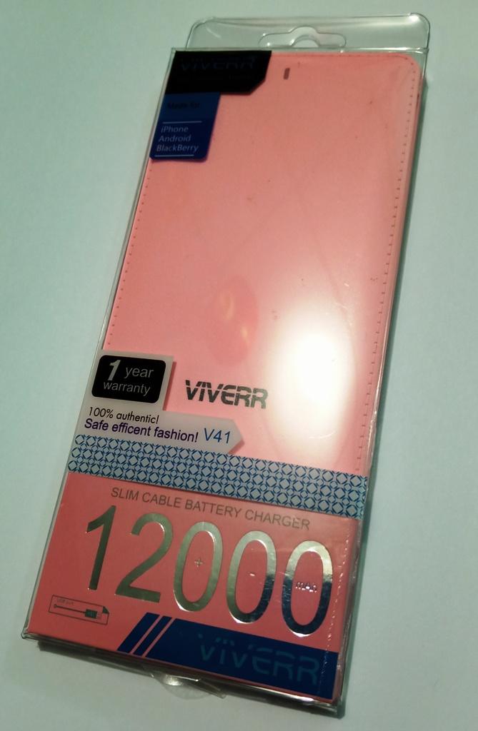 Power Bank VIVERR 12000 mAh - Power Bank Slim Viverr warna random