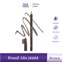 JUST MISS Pensil Alis Dengan Sikat 209M 1g - Eyebrow Pencil Pigmented Kosmetik Perona Alis Original