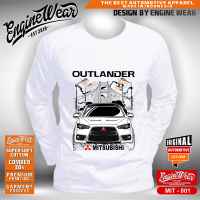 kaos mitsubishi outlander kaos baju tshirt outlander mobil balap car tshirt otomotif offroad 4WD MIT001T