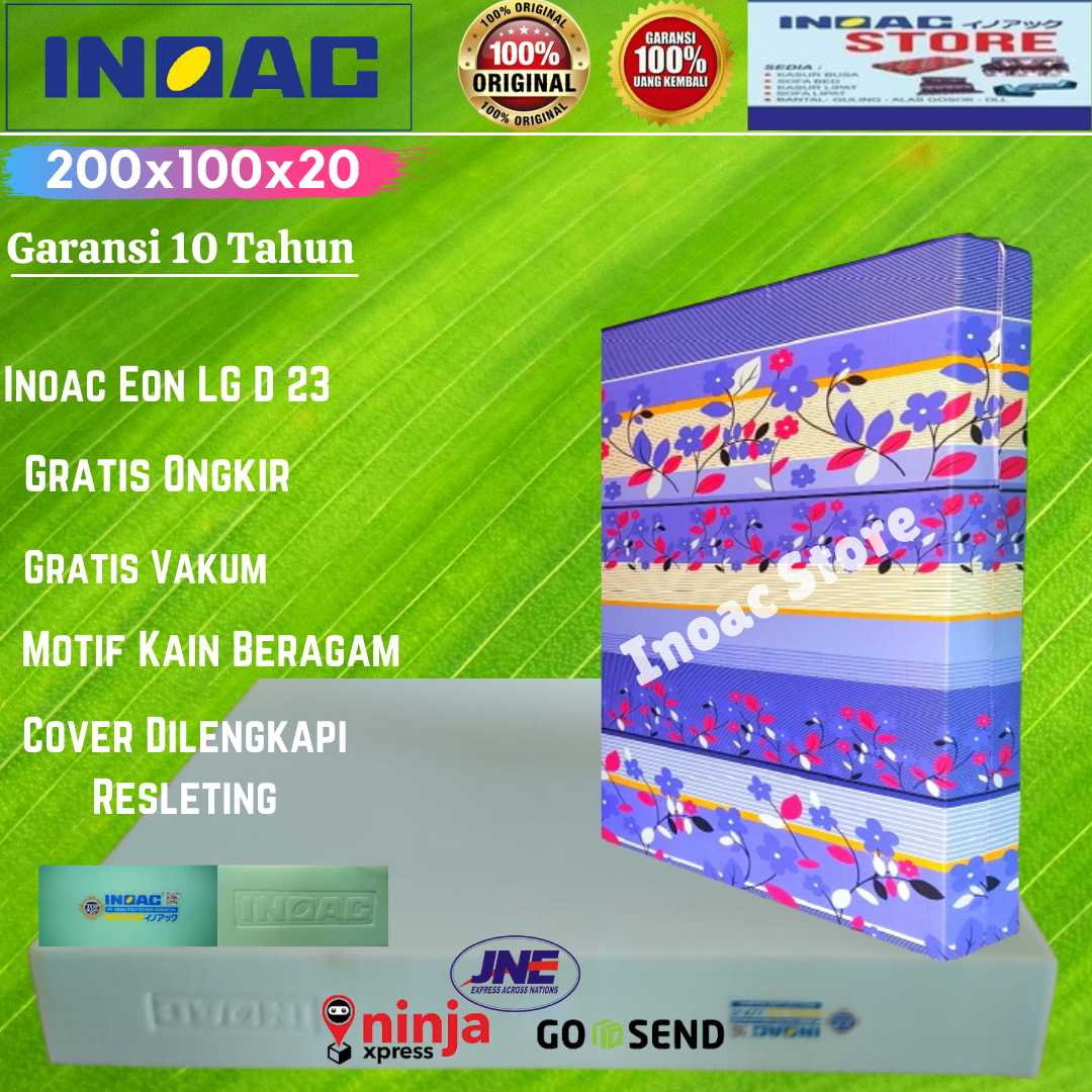 Kasur Busa INOAC EON LG D.23 Tebal 20 cm Murah Asli Original Garansi 10 Tahun Distributor Pt Inoac Polytechno Indonesia Matras Premium Inoac Store