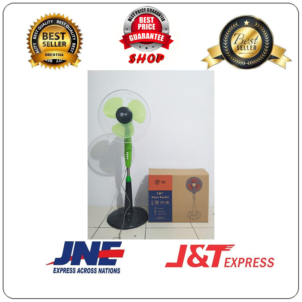BestPriceShop Kipas angin berdiri Stand fan 16inch TRINSONIC TD