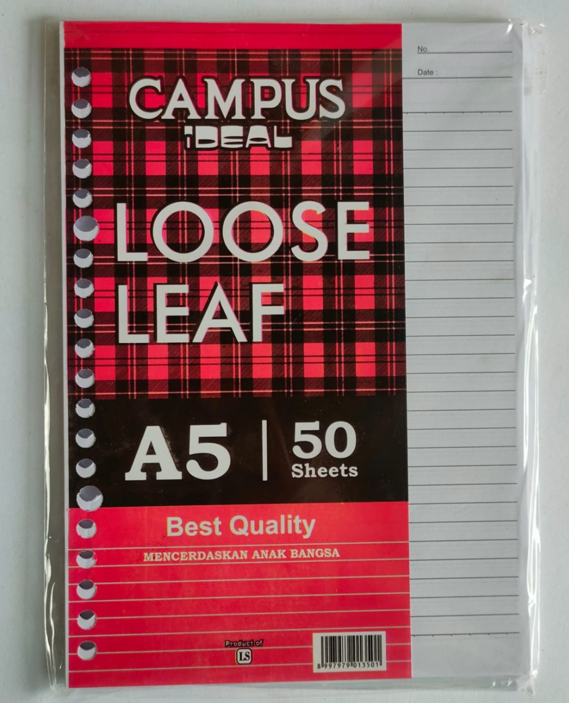 Loose Leaf Campus A5 isi 50 Lembar