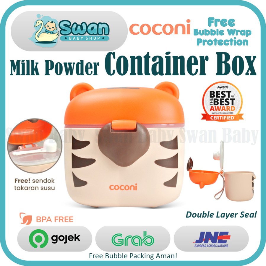 Coconi Milk Powder Container Box / Wadah Tempat Susu Bayi
