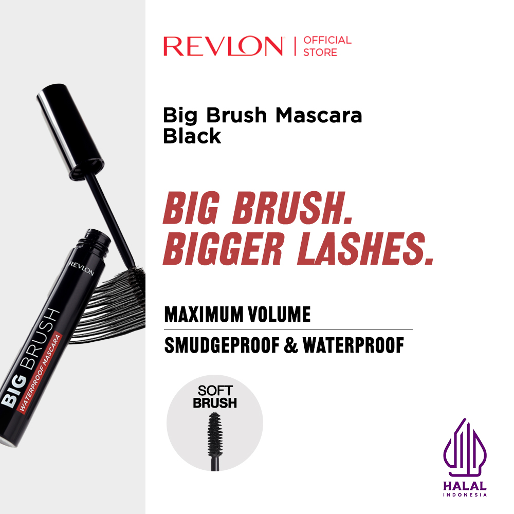 Revlon Big Brush Mascara Black (tahan lama)