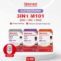 READY! Strip Gula Darah Kolesterol dan Asam Urat 3 In 1 M101 Sinocare Strip Tanpa Coding