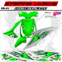 STIPING VARIASI HONDA BEAT KARBU OLD STICKER MOTIF TERBARU KEREN SIMPLE