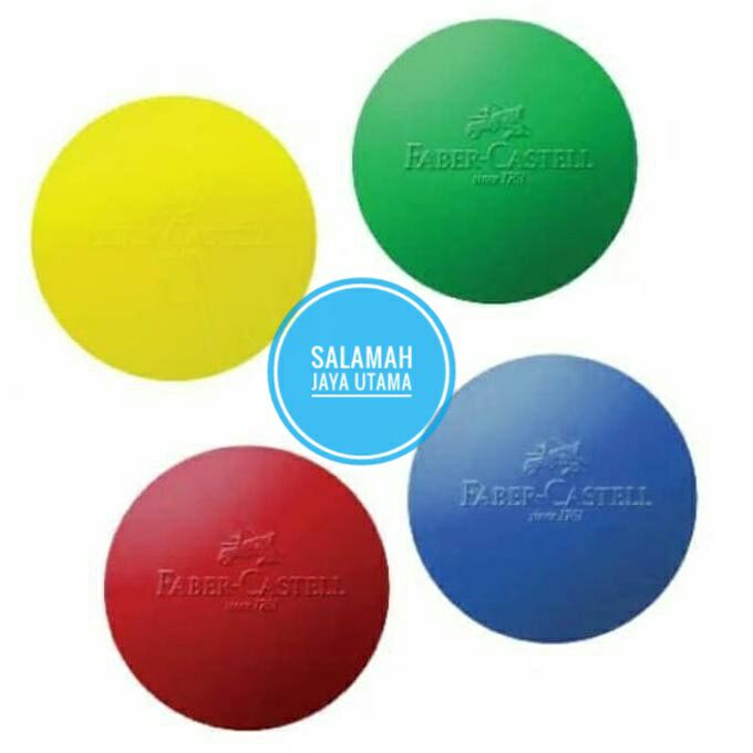 Penghapus Crayon Faber Castell Round / Penghapus Pensil Warna Faber Castell Round
