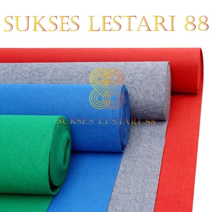 Karpet Bludru BUANA Karpet Pameran Panggung Masjid Meteran (50x200)