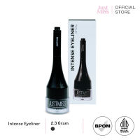 JUST MISS Intense Eyeliner Gel 2.3g Midnight Black - Halal Pigmented Liner Mata Gel Waterproof Long lasting Kosmetik Perona Alis Original
