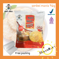 Want want Shelly Senbei / Snowy Rice Crackers  / WantWant Cracker manis 96grm
