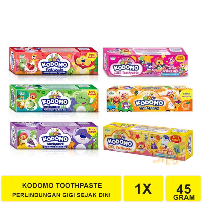 KODOMO PASTA GIGI TOOTHPASTE PASTA GIGI ANAK 45G