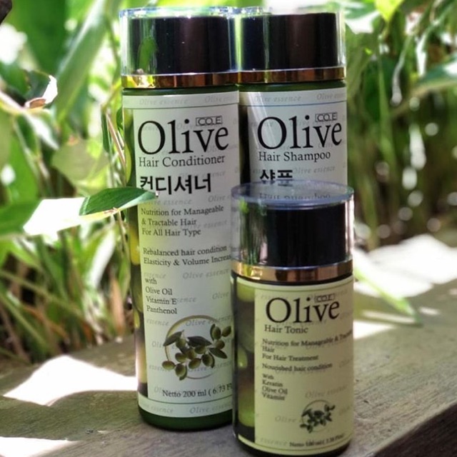 Paket Olive CO.E 3in1 (Shampoo + Conditioner + Hairtonic)