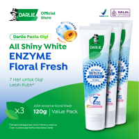 DARLIE Pasta Gigi All Shiny White Enzyme Floral Fresh 120g [x3 pcs]