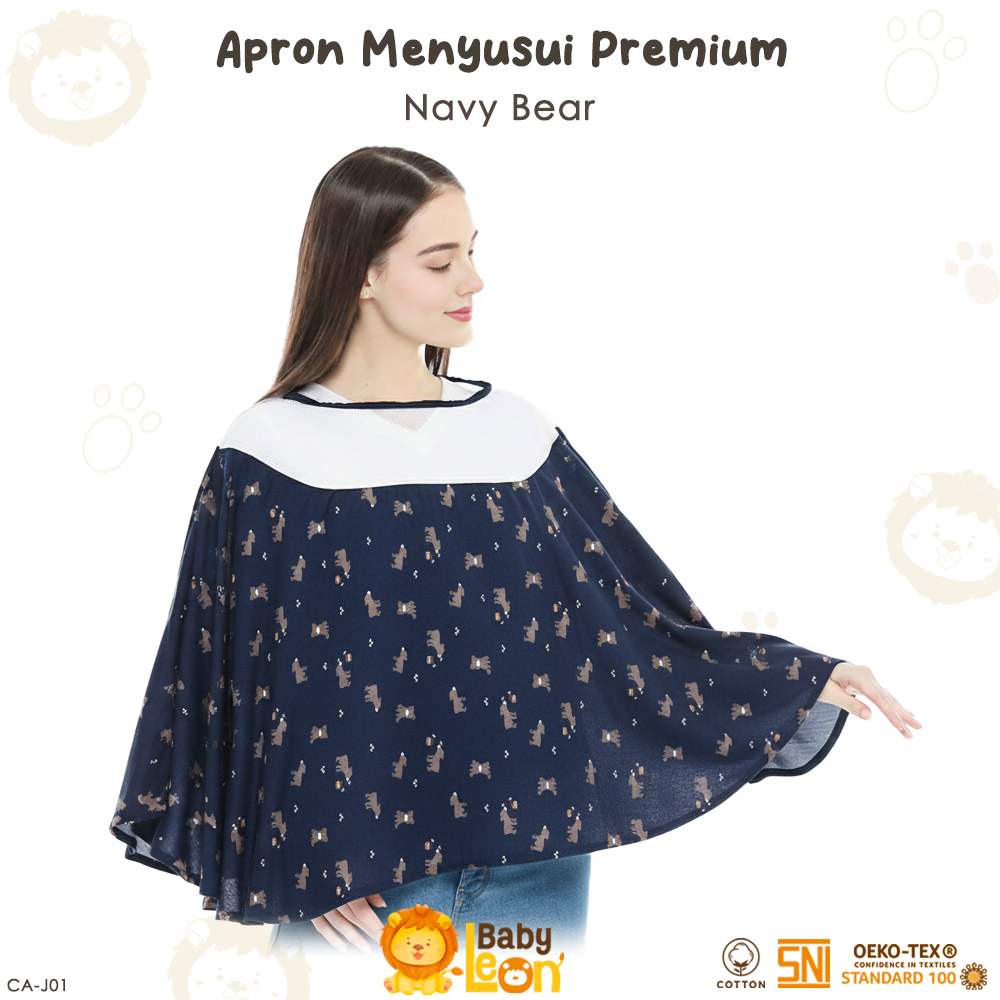 BABYLEON Cover Asi Ibu Menyusui Nursing Cover Baby Celemek Apron Menyusui Cover Stroller CA-J01