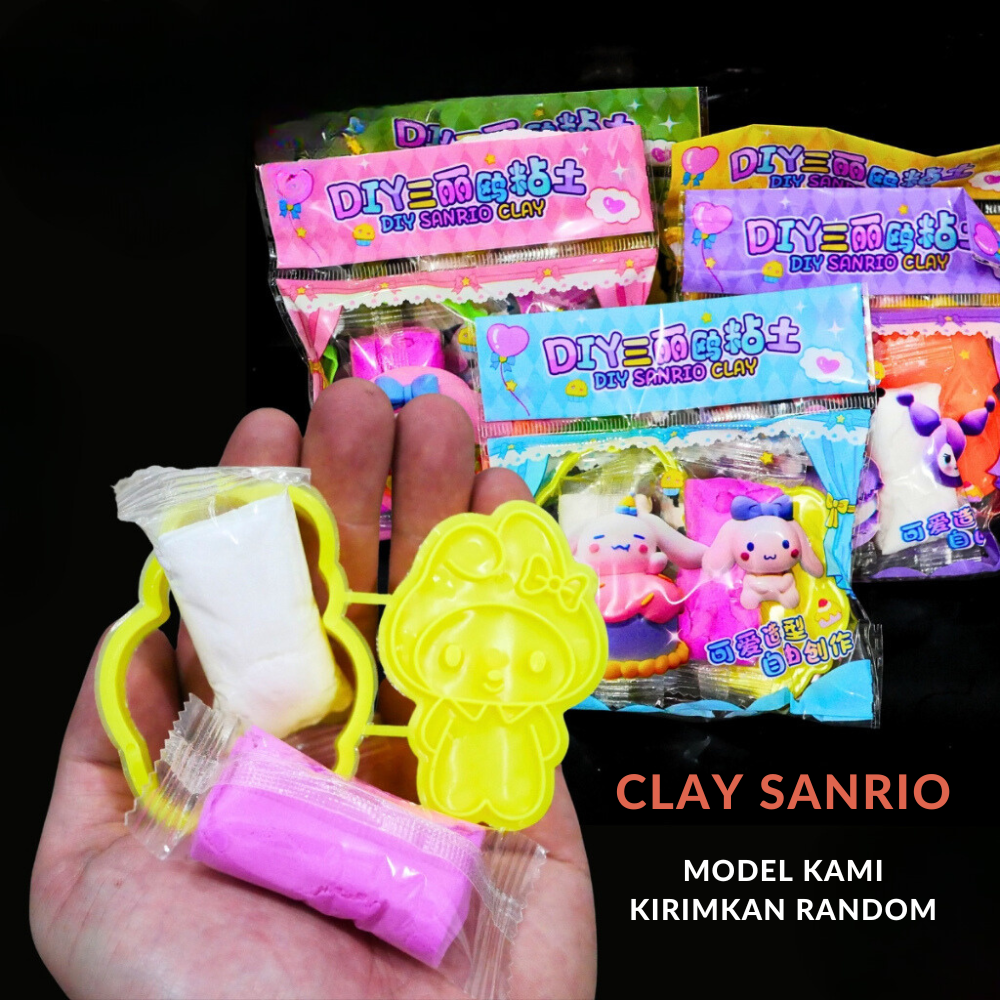 ( 12 Pcs ) Clay Per Pack isi 12 Warna / Clay Lilin Super Clay Harga Grosir