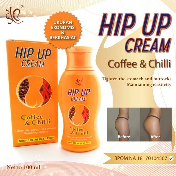 Hip Up Cream SYB Pembesar Pantat BPOM / SYB Hipup