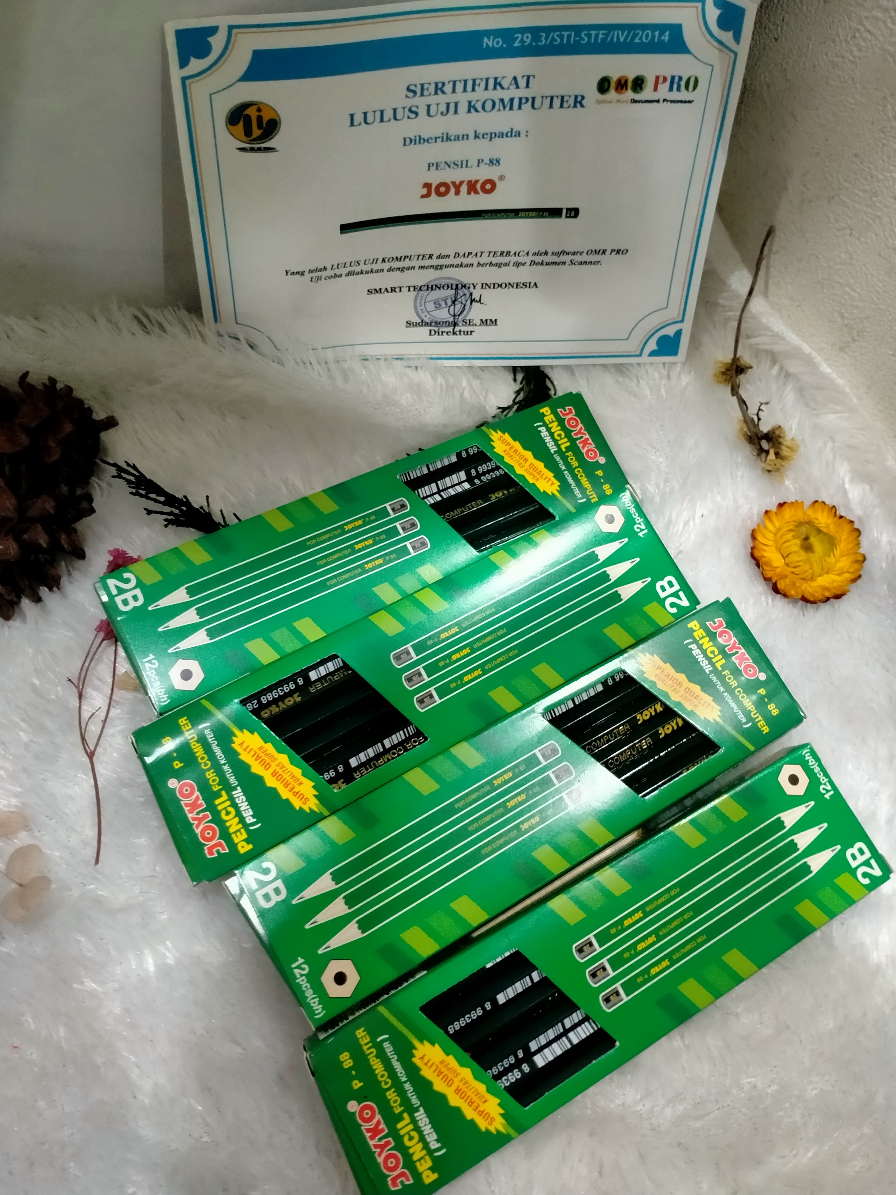 (1 LUSIN/12 PCS) Pensil 2B Joyko P-88 1 Pak - 12 pcs